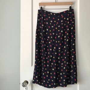 Madewell A-Line Midi Skirt – Confetti Floral